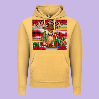 Chihuahua Christmas Vintage Hoodie Designed By Jahusdesignshop