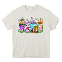 Cream easter coffee cups Heavy Core Tee - Zillion Design Studio