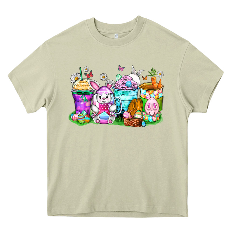 Easter Coffee Cups Heavy Core Tee by Zillion Design Studio | Teevron