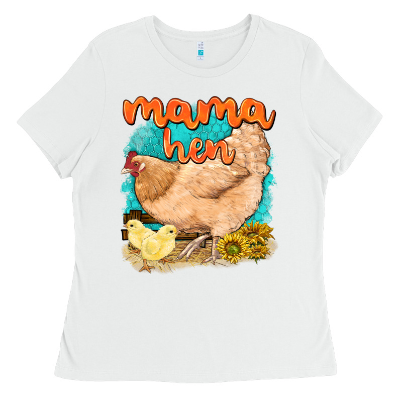 Mama Hen With Sunflowers Ladies Tee by texasbilliewilder | Teevron