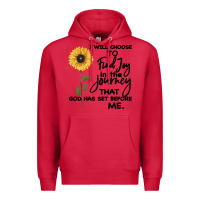 Cardinal I Will Choose To Find Joy In The Journey That God Premium Hoodie - Bettercallsaul
