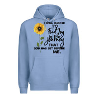 Colony Blue I Will Choose To Find Joy In The Journey That God Premium Hoodie - Bettercallsaul
