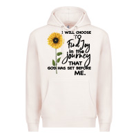 Pale Pink I Will Choose To Find Joy In The Journey That God Premium Hoodie - Bettercallsaul
