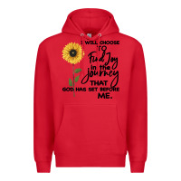 Red I Will Choose To Find Joy In The Journey That God Premium Hoodie - Bettercallsaul