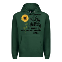 Sports Green I Will Choose To Find Joy In The Journey That God Premium Hoodie - Bettercallsaul