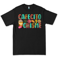 Black cafecito y chisme Premium Tee - Zillion Design Studio
