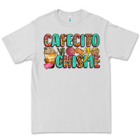 Dove Grey cafecito y chisme Premium Tee - Zillion Design Studio