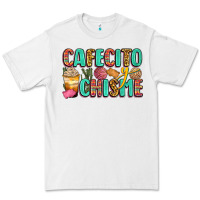 White cafecito y chisme Premium Tee - Zillion Design Studio