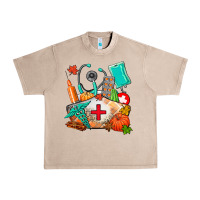 French Oak nurse  and fall Urban Heavy Tee - AdoDesignShop