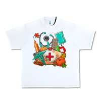 White nurse  and fall Urban Heavy Tee - AdoDesignShop
