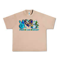 Burro peace love winter ado Urban Heavy Tee - AdoDesignShop