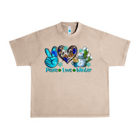 French Oak peace love winter ado Urban Heavy Tee - AdoDesignShop
