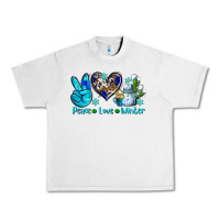 Lunar Rock peace love winter ado Urban Heavy Tee - AdoDesignShop