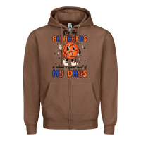 Chestnut on the bleachers is where i spend most of my days Zipper Hoodie - MaliasSmallBusiness