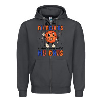 Smoke on the bleachers is where i spend most of my days Zipper Hoodie - MaliasSmallBusiness