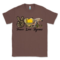 Chestnut Peace Love Hyenas Classic Tee - LillyAllenDesigns