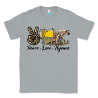 Heather Grey Peace Love Hyenas Classic Tee - LillyAllenDesigns