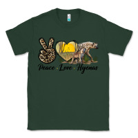 Sports Green Peace Love Hyenas Classic Tee - LillyAllenDesigns