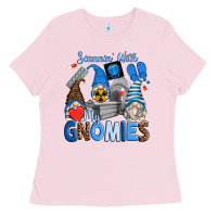Bubblegum Pink scannin' with my gnomies Ladies Tee - Zillion Design Studio