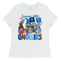 White scannin' with my gnomies Ladies Tee - Zillion Design Studio
