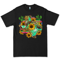 Black texas map Premium Tee - Zillion Design Studio
