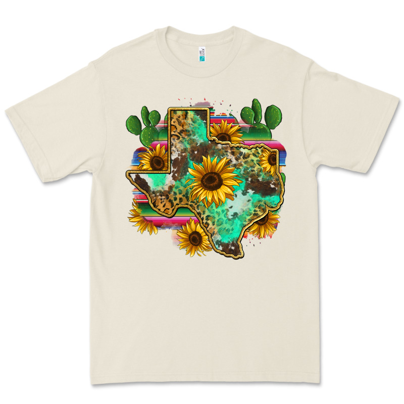 Texas Map Premium Tee by Zillion Design Studio | Teevron