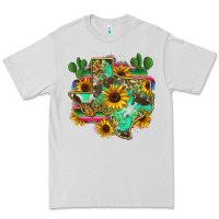 Dove Grey texas map Premium Tee - Zillion Design Studio