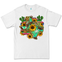 White texas map Premium Tee - Zillion Design Studio