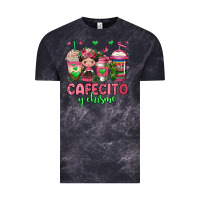 Cloud Black cafecito y chisme coffee cups Vintage Tee - Jasminsmagicworld
