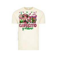 Cafecito Y Chisme Coffee Cups Vintage Tee | Teevron