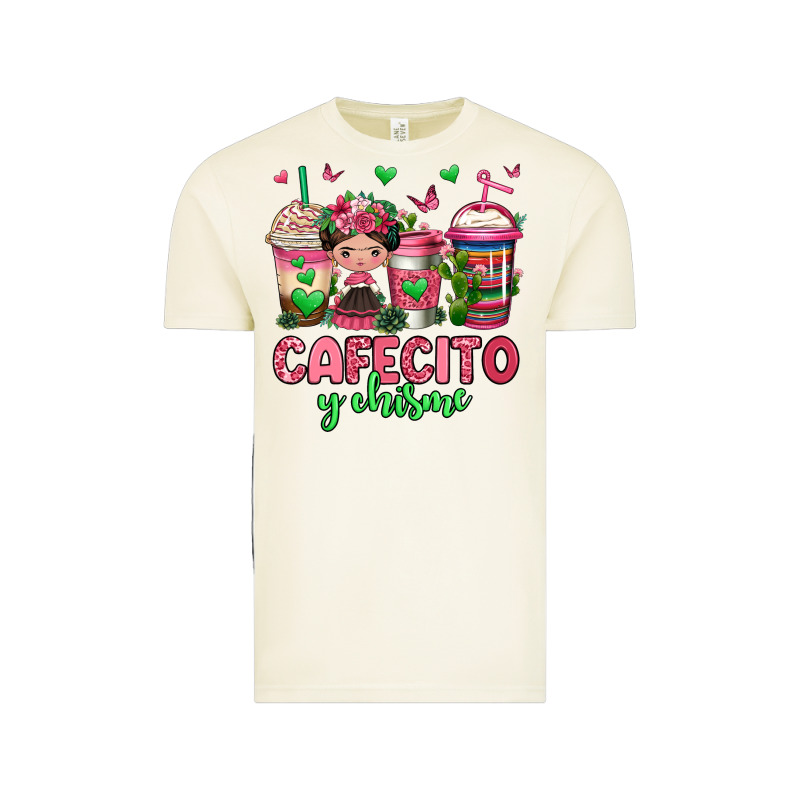 Cafecito Y Chisme Coffee Cups Vintage Tee by Jasminsmagicworld | Teevron