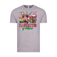 Vintage Zinc cafecito y chisme coffee cups Vintage Tee - Jasminsmagicworld