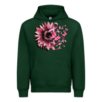 Forest Green cancer sunflower Urban Hoodie - CowGirlArtShop