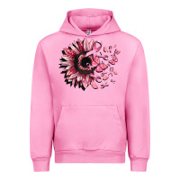 Fuchsia Pink cancer sunflower Urban Hoodie - CowGirlArtShop