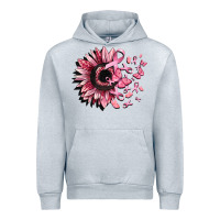 Heather Grey cancer sunflower Urban Hoodie - CowGirlArtShop