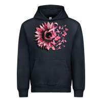 Navy cancer sunflower Urban Hoodie - CowGirlArtShop