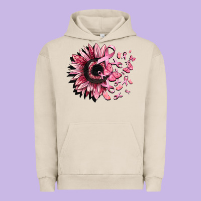Cancer Sunflower Urban Hoodie Designed By Cowgirlartshop