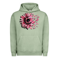 Pigment Oil Green cancer sunflower Urban Hoodie - CowGirlArtShop