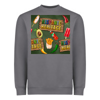 Storm hispanic heritage seamless pattern Heavyweight Sweatshirt - BundleAndBundleShop