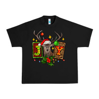 Black joy with reindeer ado Urban Heavy Tee - AdoDesignShop