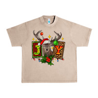 French Oak joy with reindeer ado Urban Heavy Tee - AdoDesignShop