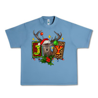 Pebble Blue joy with reindeer ado Urban Heavy Tee - AdoDesignShop