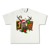 Pistachio joy with reindeer ado Urban Heavy Tee - AdoDesignShop