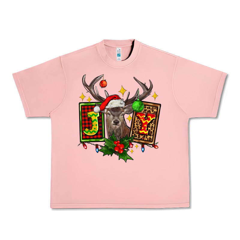 Joy With Reindeer Ado Urban Heavy Tee by AdoDesignShop | Teevron