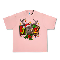 Salmon joy with reindeer ado Urban Heavy Tee - AdoDesignShop