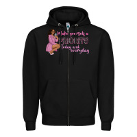 Black make yourself a priority today and everyday afro w Zipper Hoodie - NancyCooperArtShop