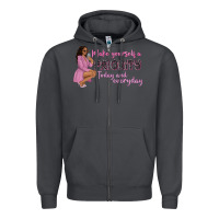 Smoke make yourself a priority today and everyday afro w Zipper Hoodie - NancyCooperArtShop