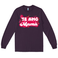 Plum te amo mama Long Sleeve Tee - JahusDesignShop