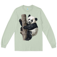 Matcha Giant Panda Long Sleeve Tee - LillyAllenDesigns