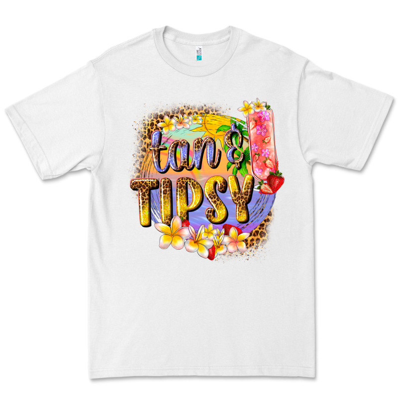 Tan Tipsy Summer Premium Tee by texasbilliewilder | Teevron